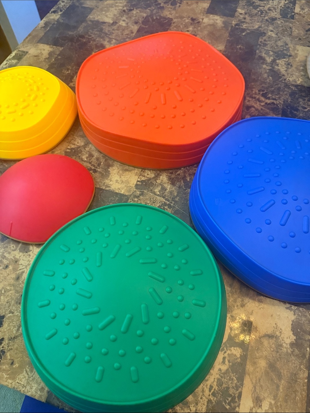 Colorful Party Balance Stepping Stones - Multicolor Set